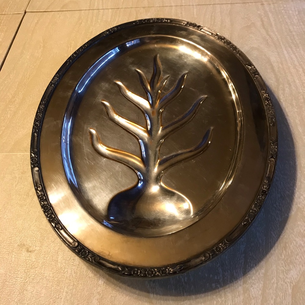 Silver tray